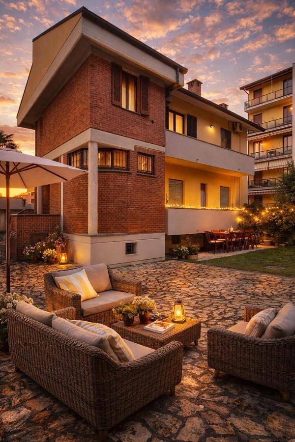 Gîte pour 5 personnes, avec vue et jardin à Magenta