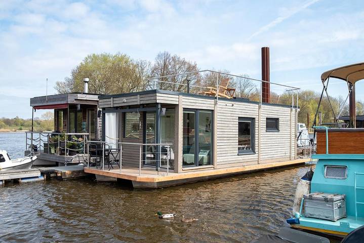 Boot für 4 Personen, mit Terrasse in Hamburg