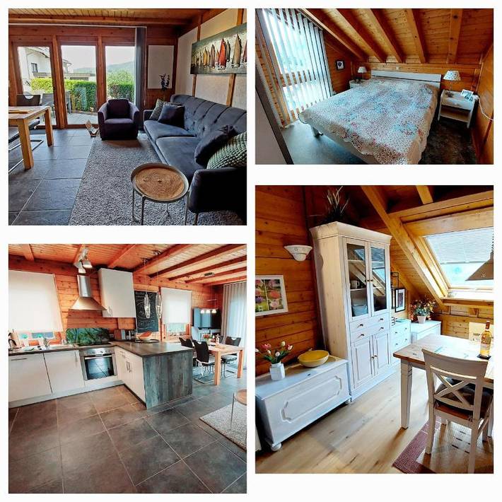 Ferienwohnung für 4 Personen, mit Balkon und Terrasse sowie Ausblick in Forbach