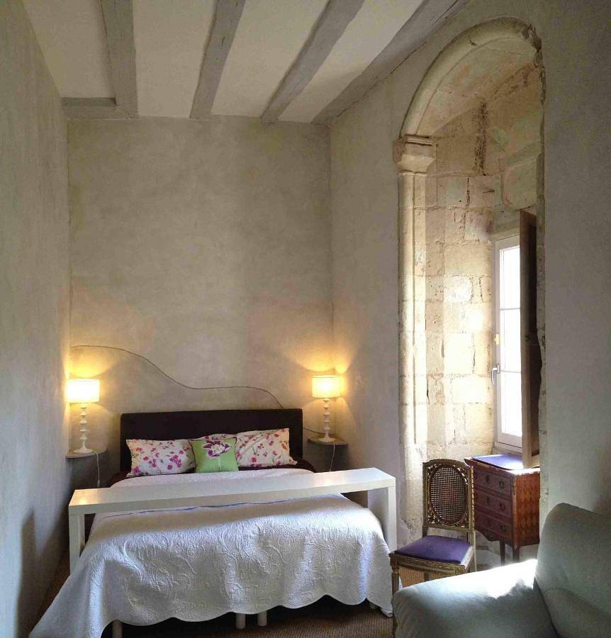Double Room with Pool View in Montreuil-Bellay, Vallée de la Loire