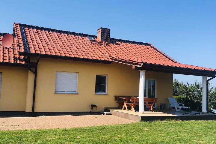 Ferienhaus für 5 Personen, mit Garten und Sauna