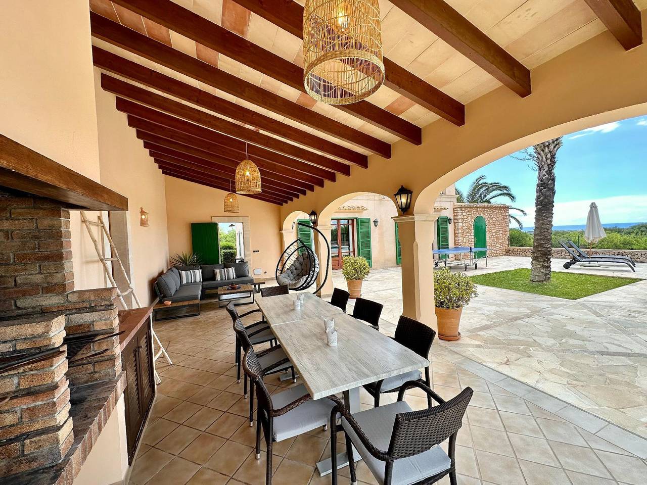 Finca mit Meerblick und Pool bei Cala d'Or in s'Horta, Felanitx