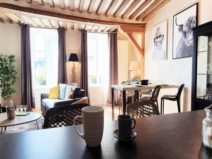 Gîte pour 4 personnes, adapté aux familles à Caen