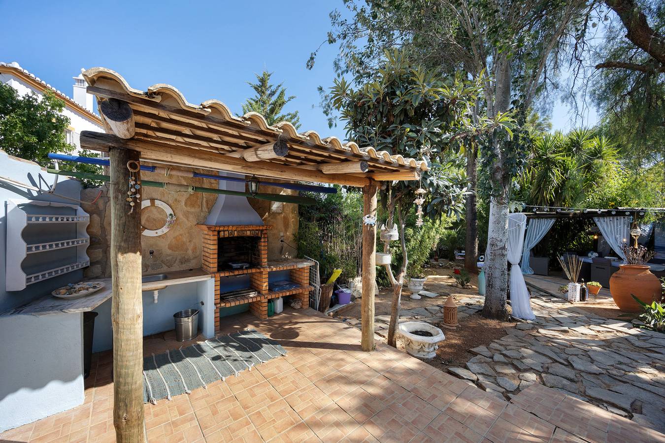 Landhaus 'Marine House' mit Bergblick, Wlan und Klimaanlage in Freguesia da Luz de Tavira, Parque Natural da Ria Formosa