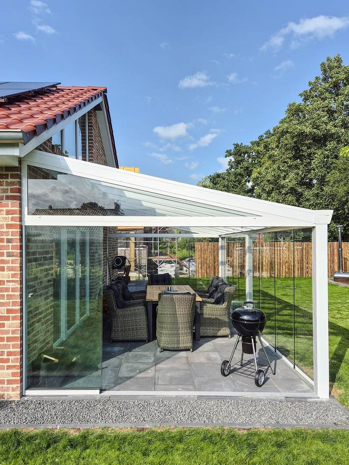 Ferienhaus für 6 Personen, mit Garten und Pool sowie Ausblick und Sauna, mit Haustier in Jade - 4