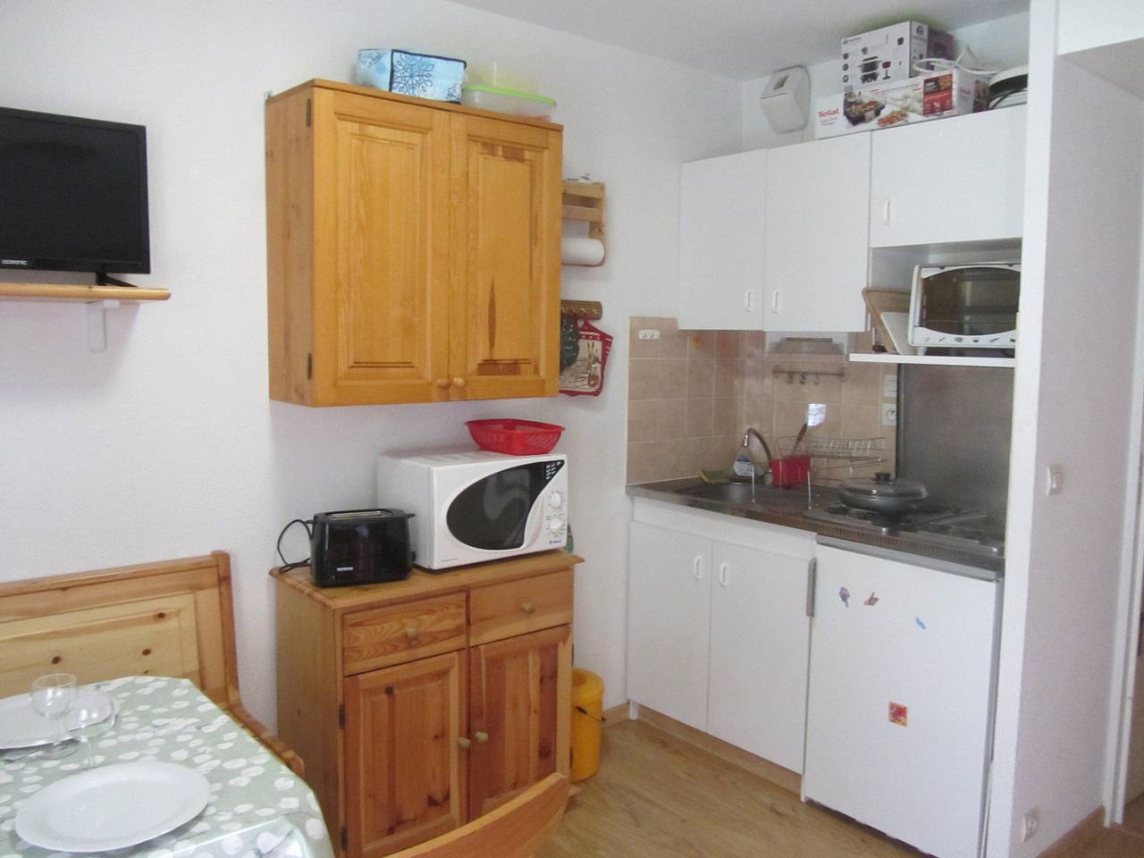 Estudio entero, Estudio para 4 en Contamines con terraza y parking in Les Contamines-Montjoie, Pays du Mont-Blanc
