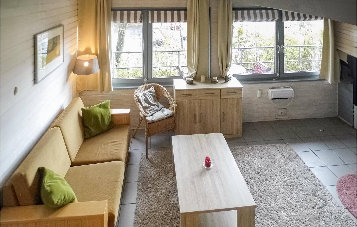 Rückzugsort am See in Ibra - Terrasse, TV, Parkplatz in Reimboldshausen, Kirchheim