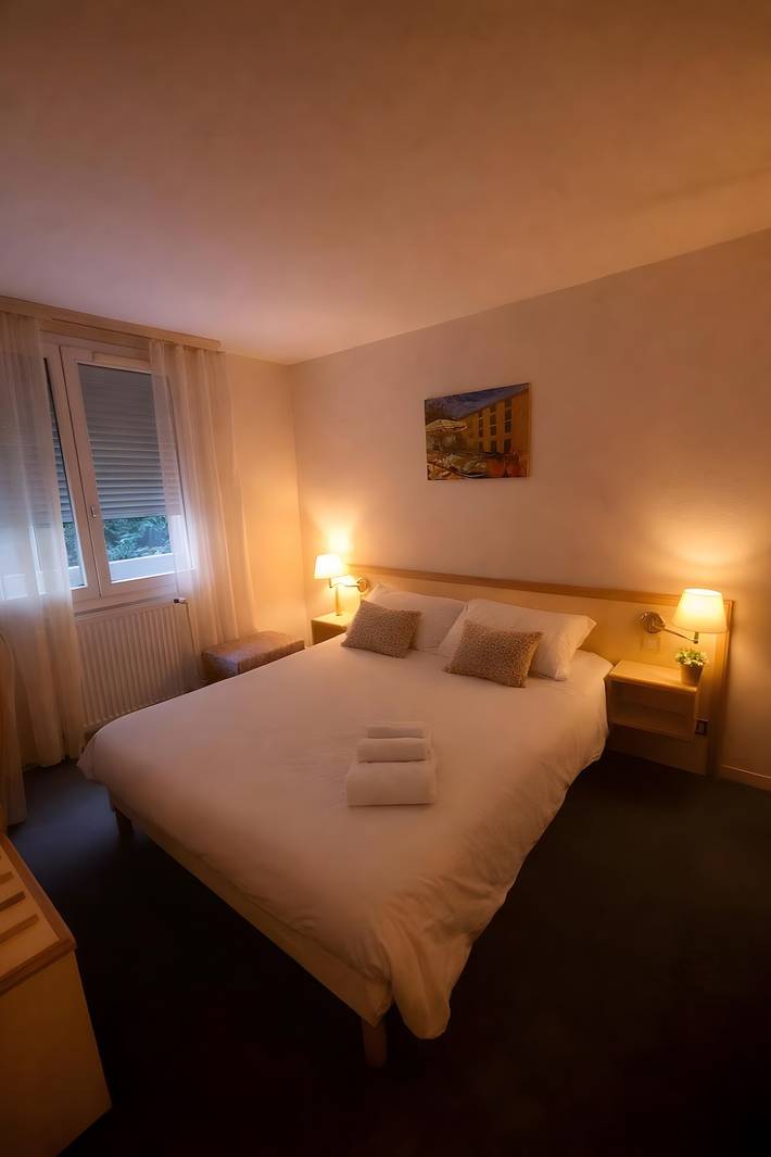 Chambre pour 2 personnes, avec jardin