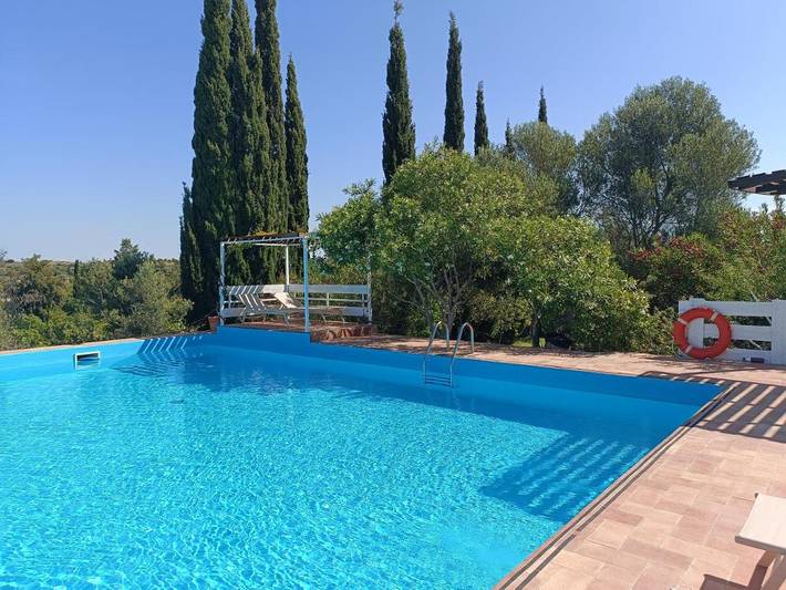 Tenda para 2 pessoas, com Terraço e Jardim e ainda Piscina and Vista em Castro Marim