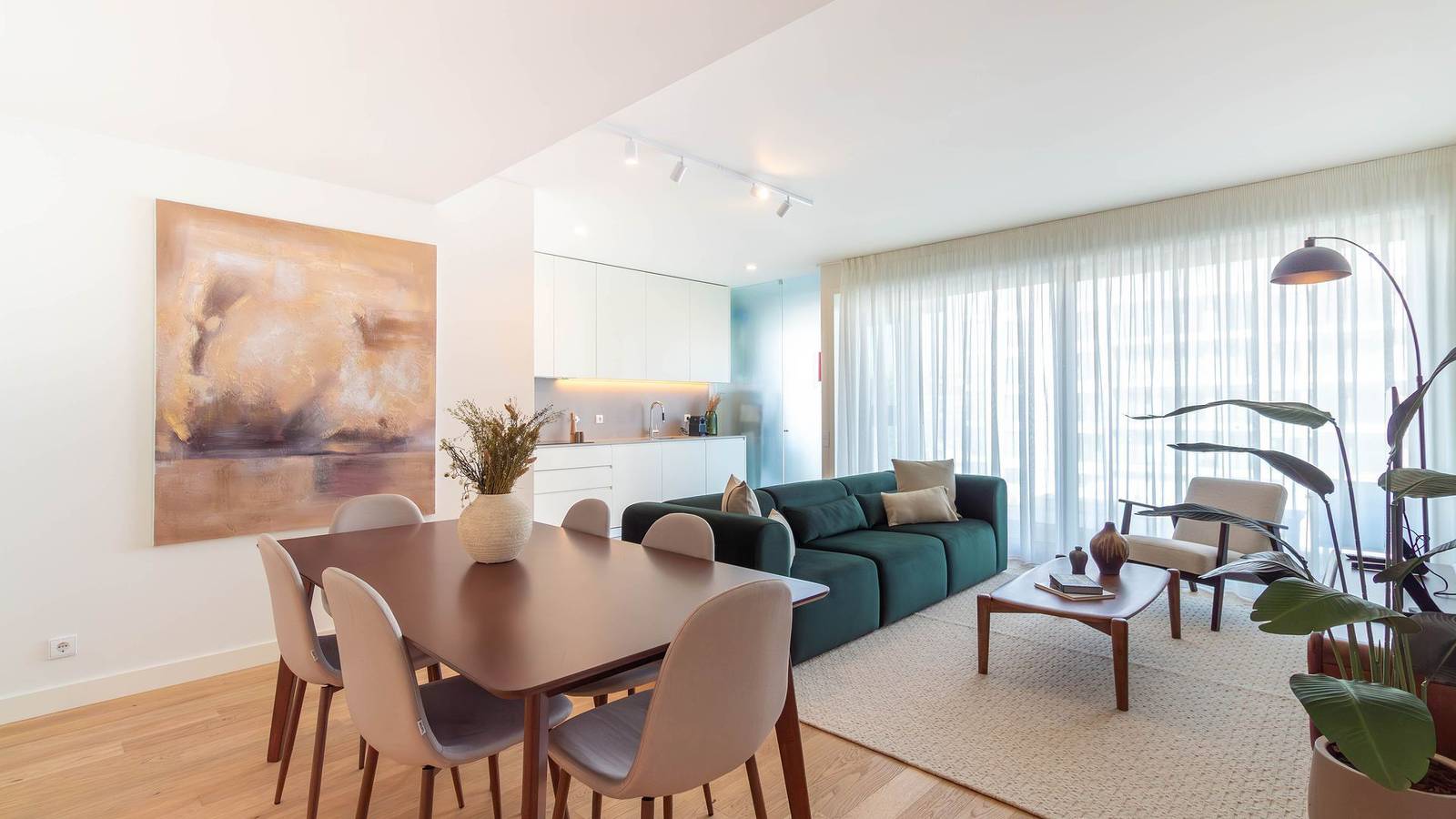 Apartamento entero, Apartamento de vacaciones para 4 personas con balcón in Canidelo, Distrito de Porto