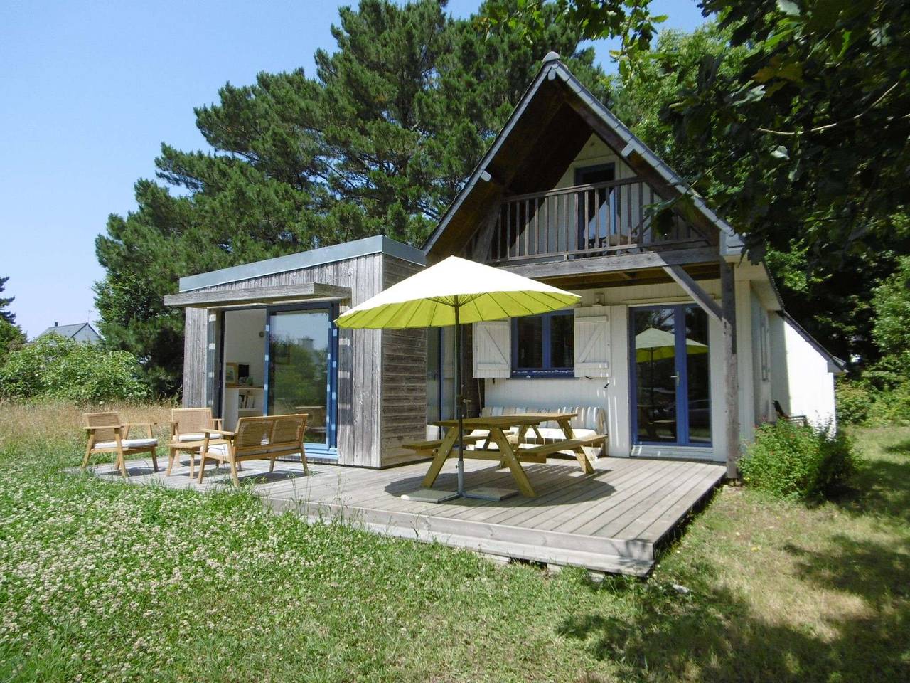 Casa de madera tranquila para 6 personas, mascotas permitidas in Sarzeau, Côte des Mégalithes