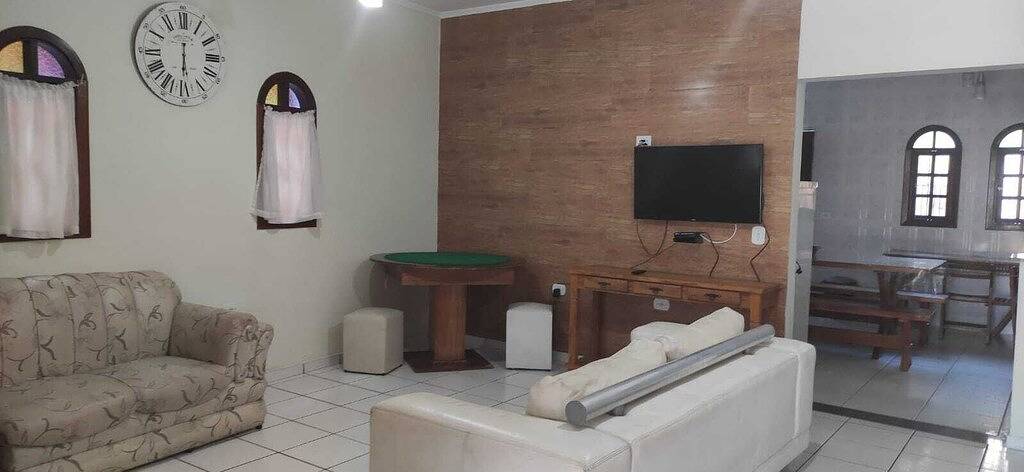 Haus Geräumiger, luftiger 150 m Strand Indaiá Bertioga Desc. 10% Visa-Zahlung in Praia Indaiá, Bertioga