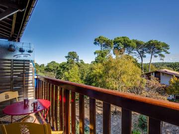 Gîte pour 4 personnes, avec balcon dans Plage des Abatilles