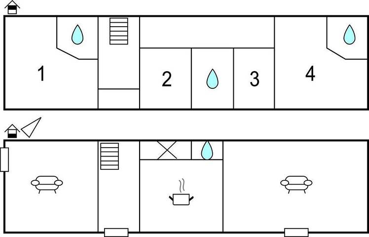 Location de vacances pour 8 personnes, avec jardin dans Valdallière - 2