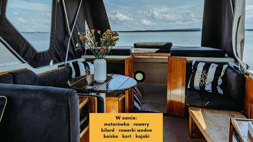 Boot für 2 Personen, mit Terrasse und Ausblick sowie Seeblick