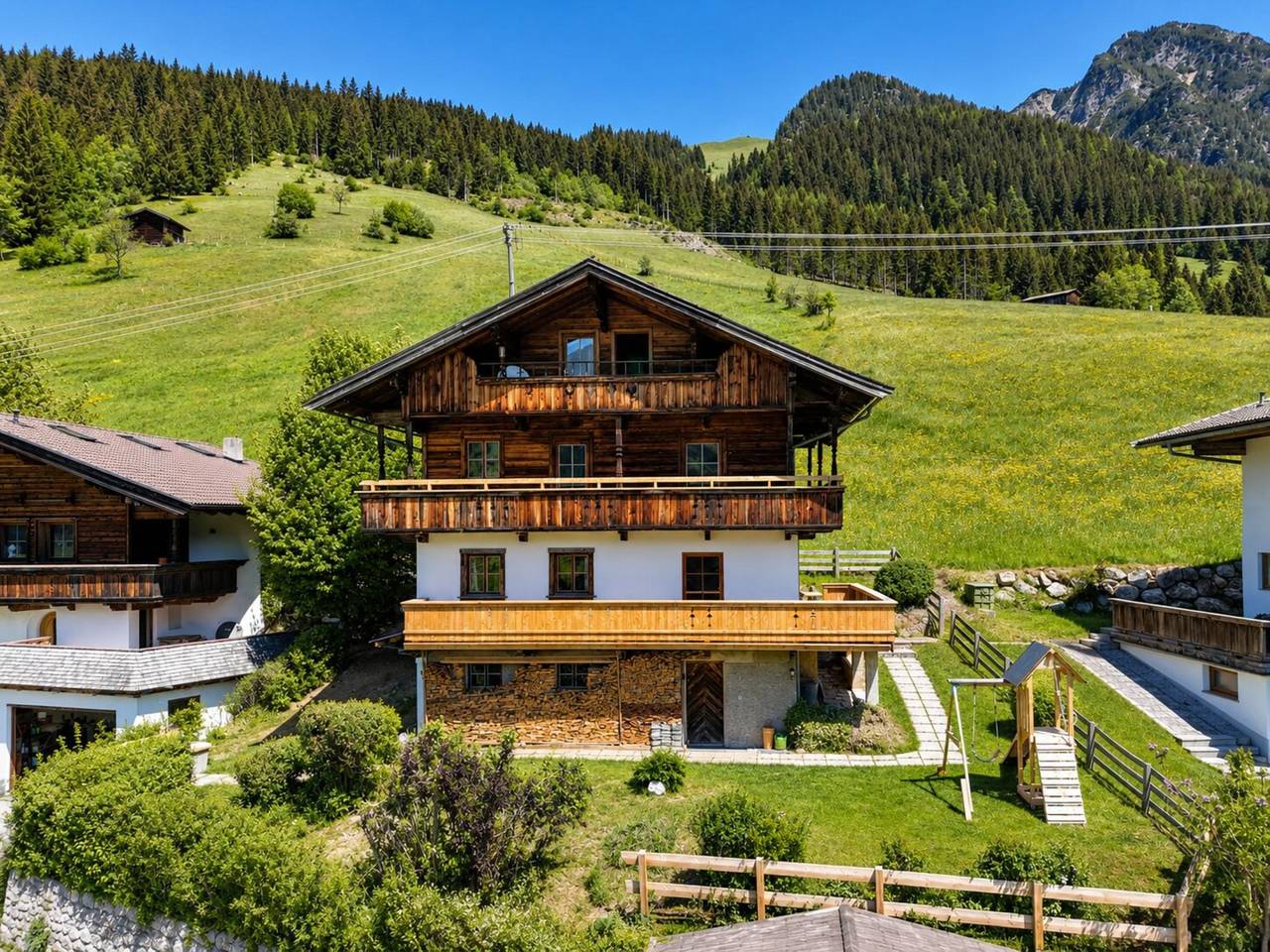 Chalet Alpbach: Sauna, Traumblick & Skibus-Nähe in Alpbach, Kaisergebirge