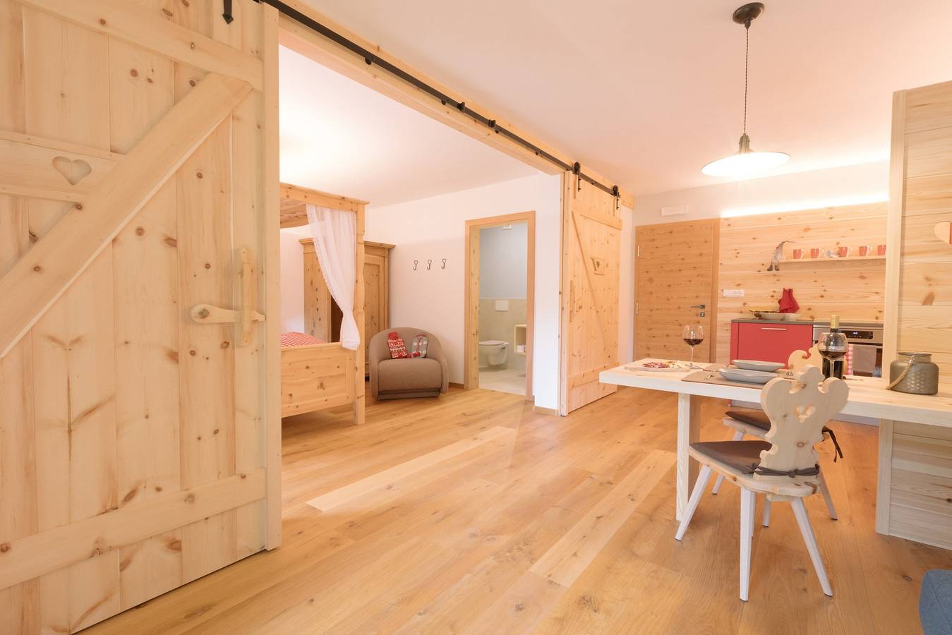 Ganze Wohnung, Ferienhaus "Wold Wieserhof" mit Bergblick, Balkon und Gemeinschaftsgarten in Aldein, Südtirol