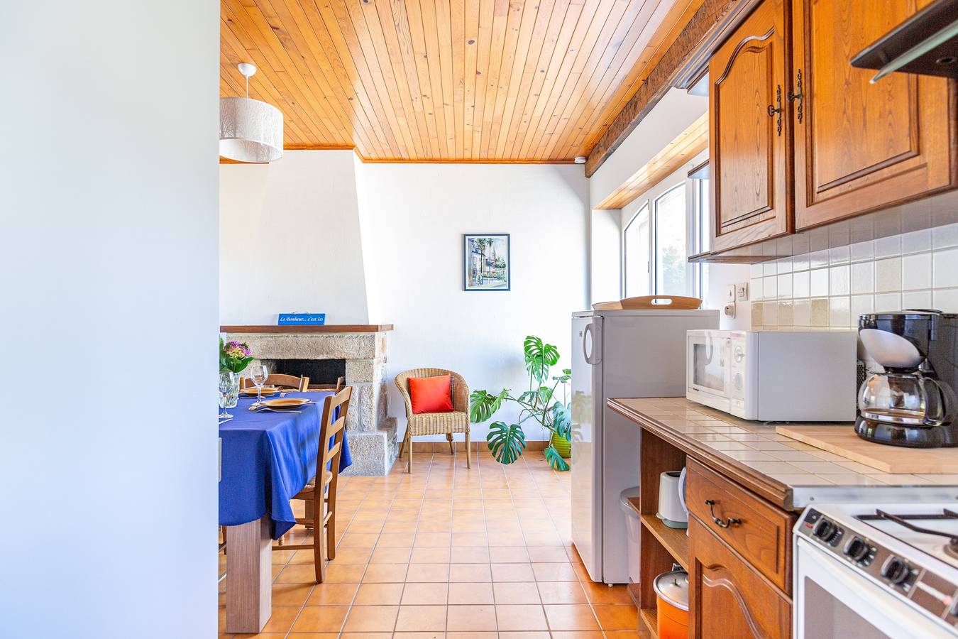 Casa de vacaciones para 4 personas con jardín in Plomodiern, Châteaulin und Umgebung