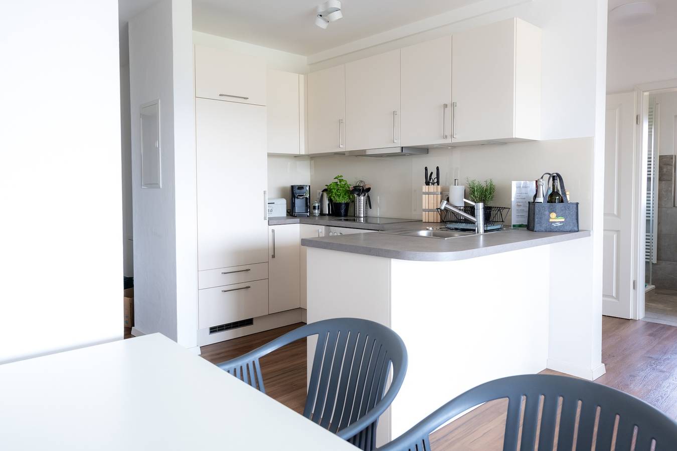 Ganze Wohnung, Ferienwohnung '5' mit Gemeinschaftsgarten, Balkon und Wi-Fi in Klettgau, Südschwarzwald