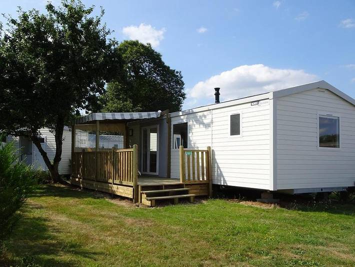 Camping Les Jardins du Morbihan - Mobilheim 4 personen - Komfort + 2 Ch 4 Pers. in Monterblanc, Regionaler Naturpark Golfe du Morbihan