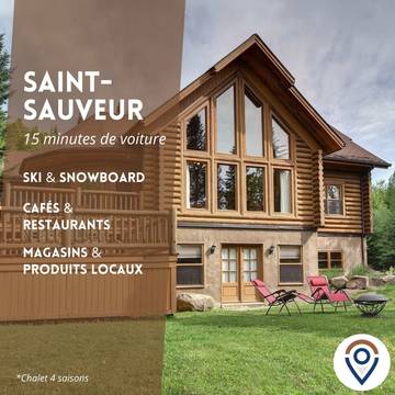 Location de vacances pour 10 personnes, avec vue sur le lac ainsi que piscine et jardin, adapté aux familles dans Canada