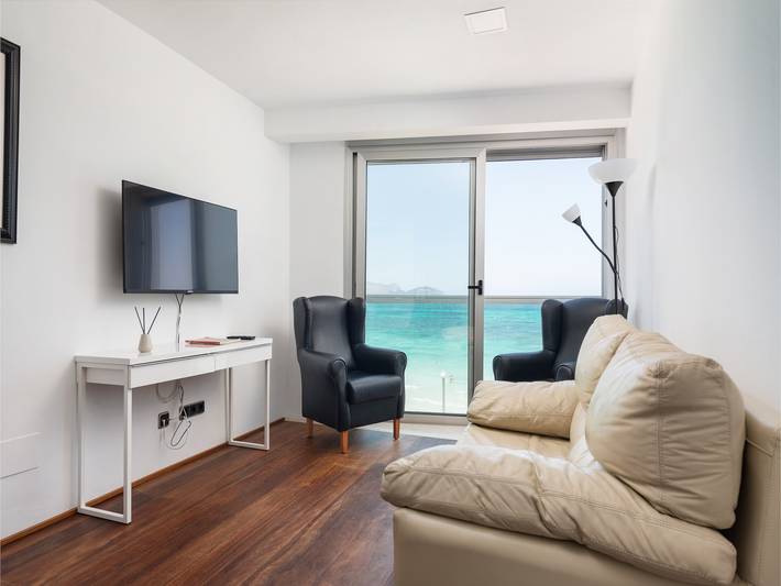 Ferienwohnung mit Meerblick für 4 Personen in Can Picafort