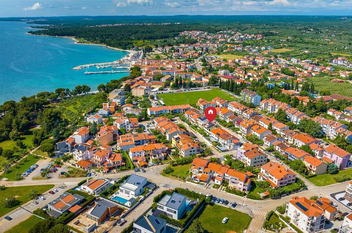 Apartament wakacyjny dla 5 osób, z ogród w Fazana