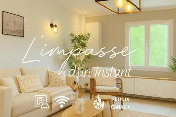 Gîte pour 4 personnes, avec balcon et vue à Venelles