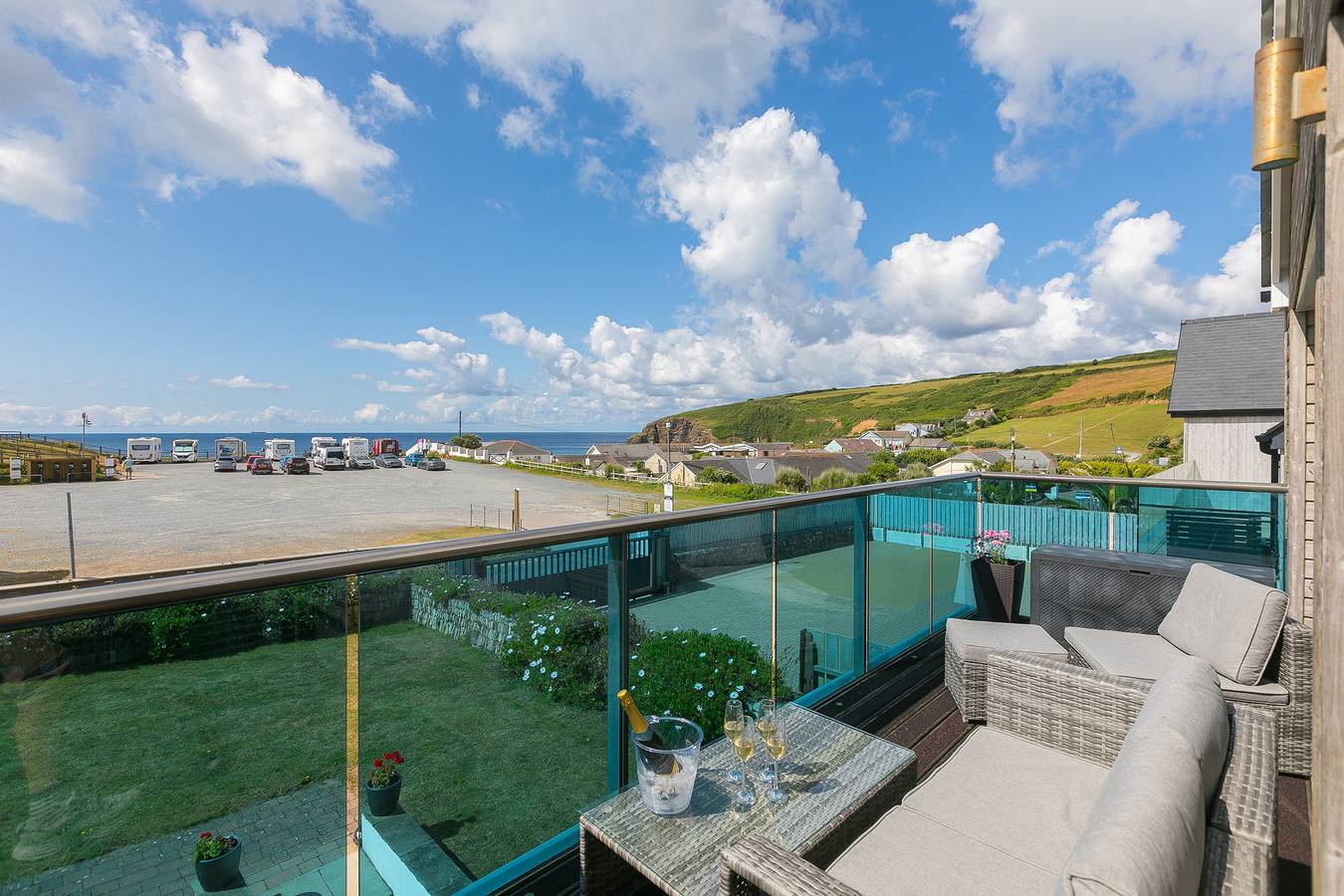 Sandbanks in Praa Sands, Cornwall