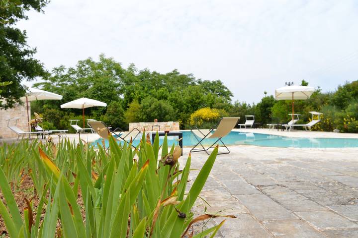 Room 'Corte Del Camedrio Lamia 2' with Shared Terrace, Wi-Fi and Air Conditioning in Ostuni, Salento