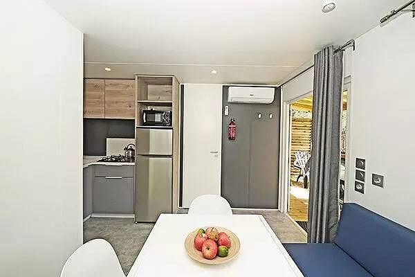 Mobil-home | Comfort | 2 Ch. | 4 pers. | Terrasse surélevée non couverte | A/C in Ouistreham, Région de Caen