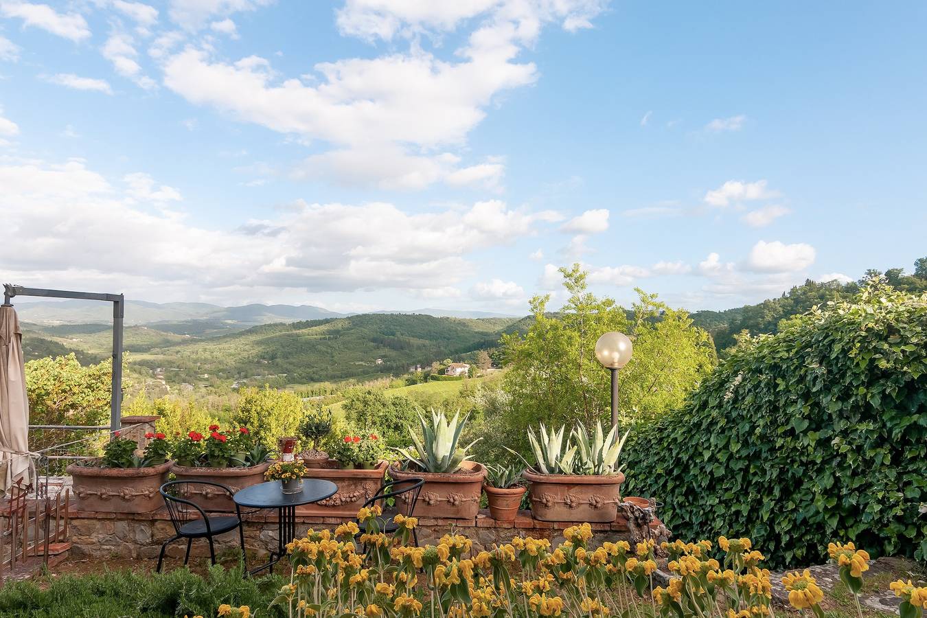 Podere Salceto, Terrazza del Chianti: Encanto Toscano entre Viñedos y Olivos in San Casciano in Val di Pesa, Provincia de Firenze