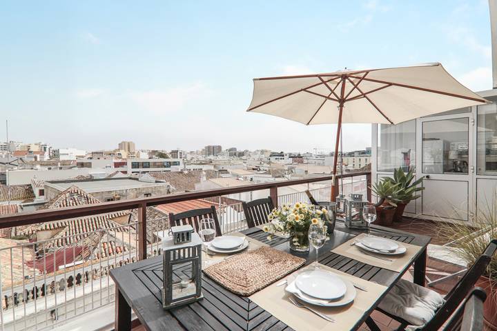 Ferienwohnung für 4 Personen, mit Balkon und Seeblick in Faro - 4