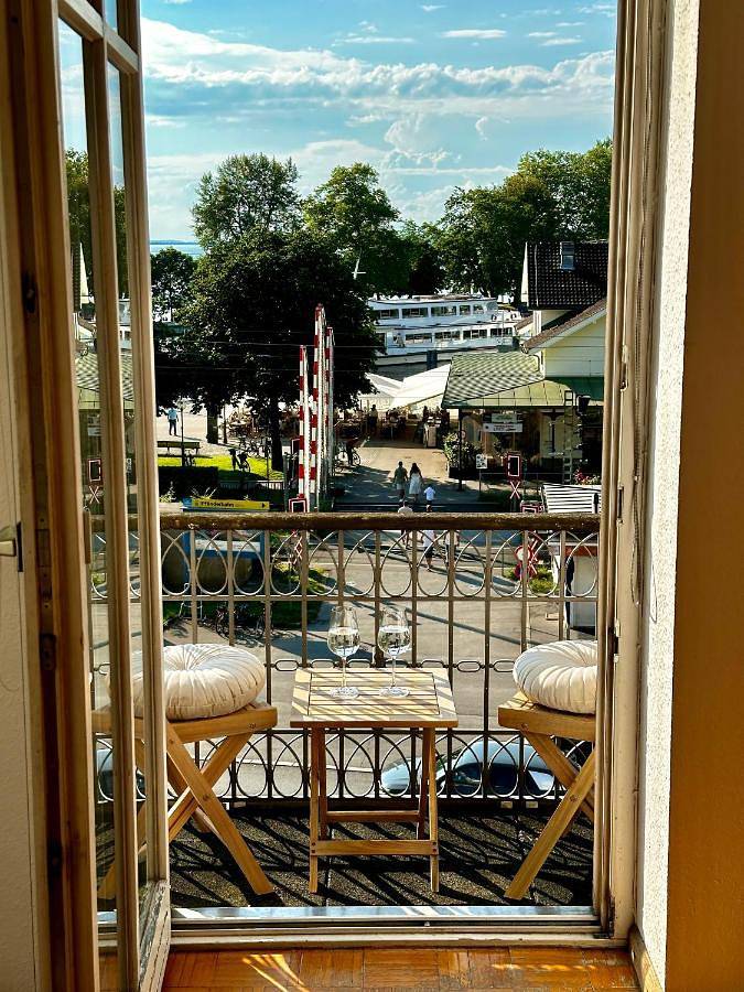 Ferienwohnung für 4 Personen, mit Balkon und Terrasse sowie Ausblick