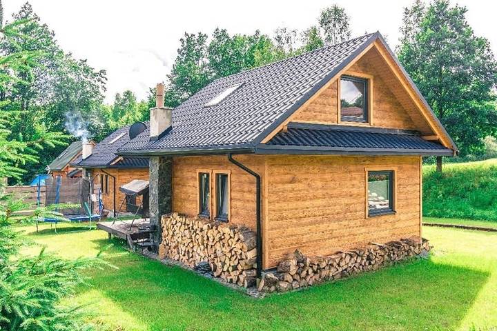 Domek letniskowy dla 6 osób, z ogród i widok, zwierzęta dozwolone w Uherce Mineralne