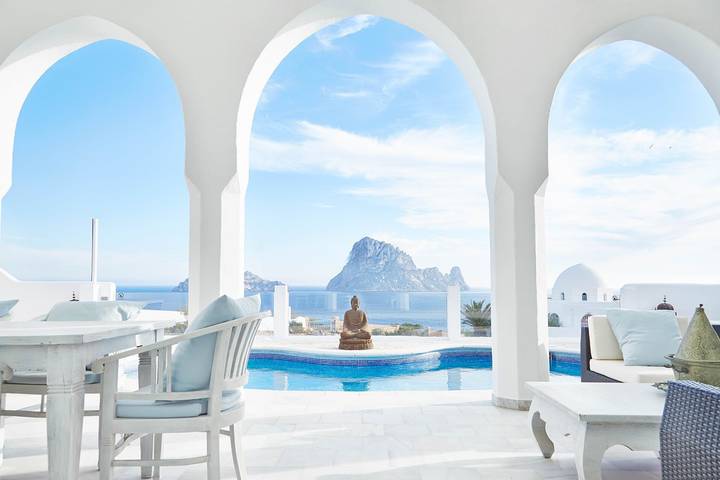 Casa vacanza per 7 persone, con giardino e terrazza in Cala Vedella