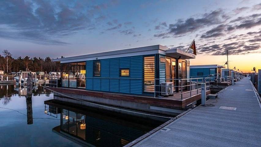 Boot für 4 Personen, mit Terrasse und Seeblick in Peenemünde