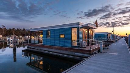 Boot für 4 Personen, mit Seeblick und Terrasse auf Usedom