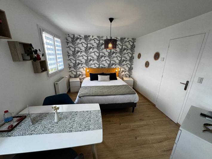 Cottage pour 2 personnes, avec jardin ainsi que vue et terrasse à Saint-Senier-sous-Avranches
