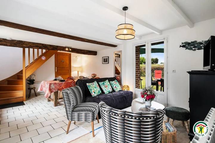 Gîte pour 4 personnes, avec jardin à Saint-Jouin-Bruneval - 3