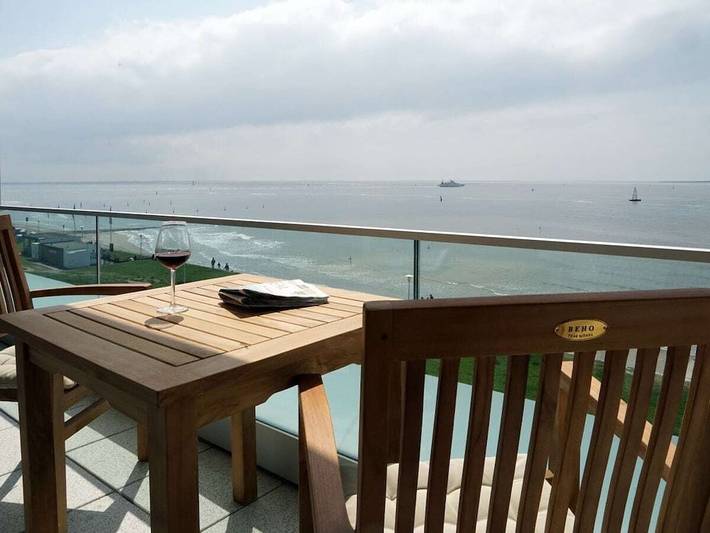 Ferienhaus für 2 Personen, mit Balkon und Pool sowie Sauna auf Norderney