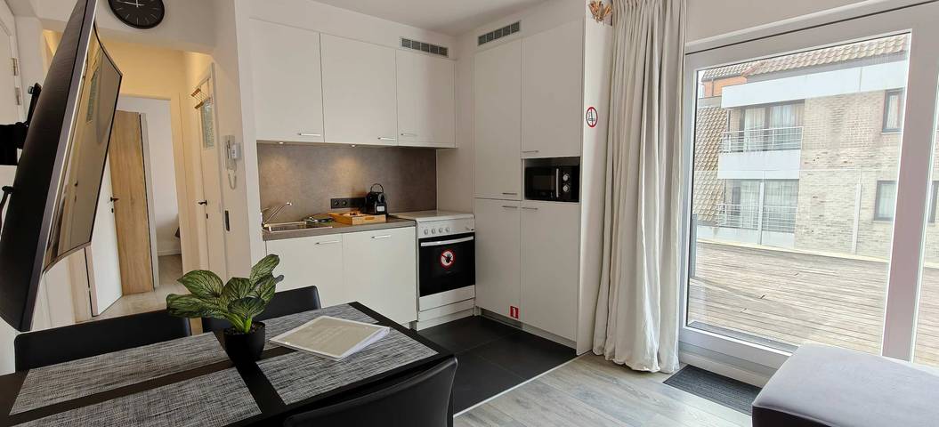 Ferienwohnung mit Meerblick für 4 Personen, mit Meerblick und Garten