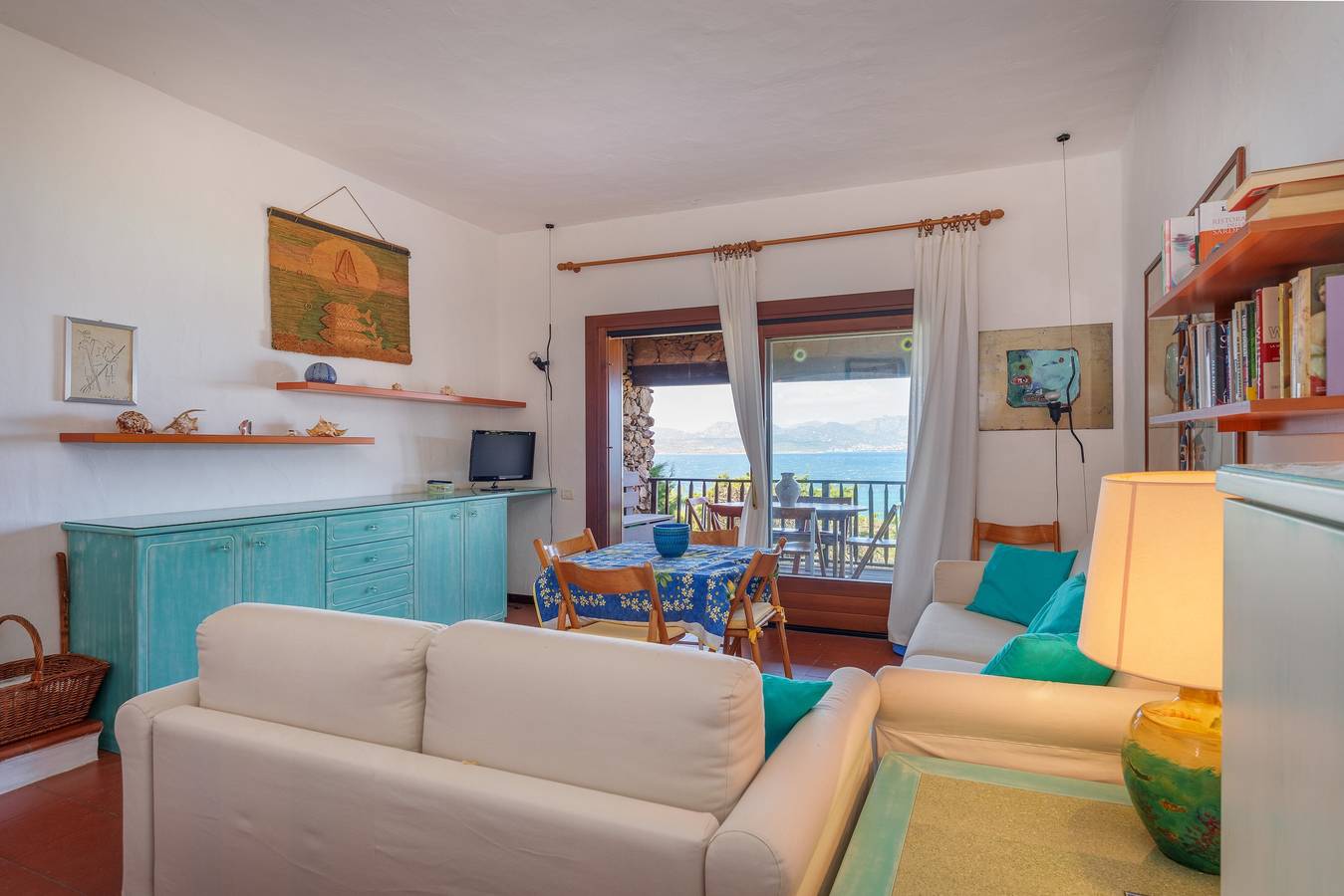 Ganze Wohnung, Ferienwohnung 'Casa Vacanze Ribes' mit Meerblick, Gemeinschaftspool & privater Terrasse in Li Cuncheddi, Olbia