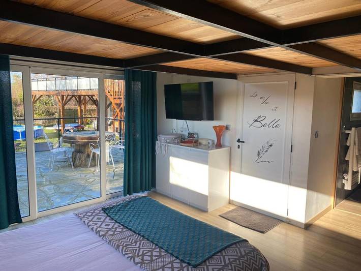 Gîte pour 4 personnes, avec sauna et jardin, animaux acceptés à Nernier - 3