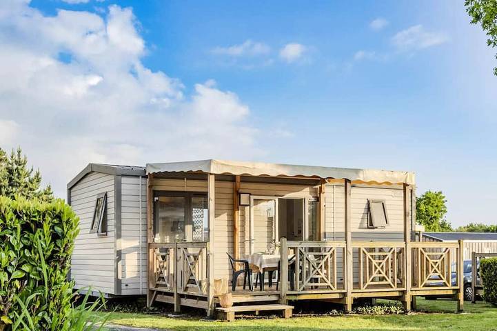 Camping pour 3 personnes, avec terrasse à Bénodet