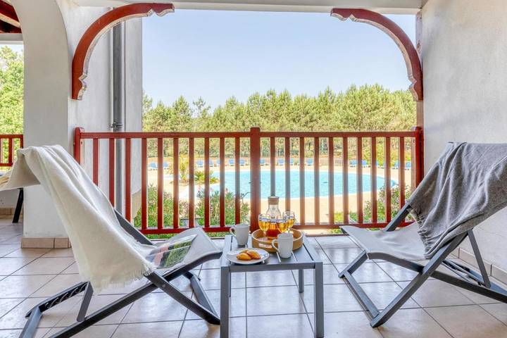 Parc de vacances pour 4 personnes, avec piscine et jardin, animaux acceptés dans les Landes - 4