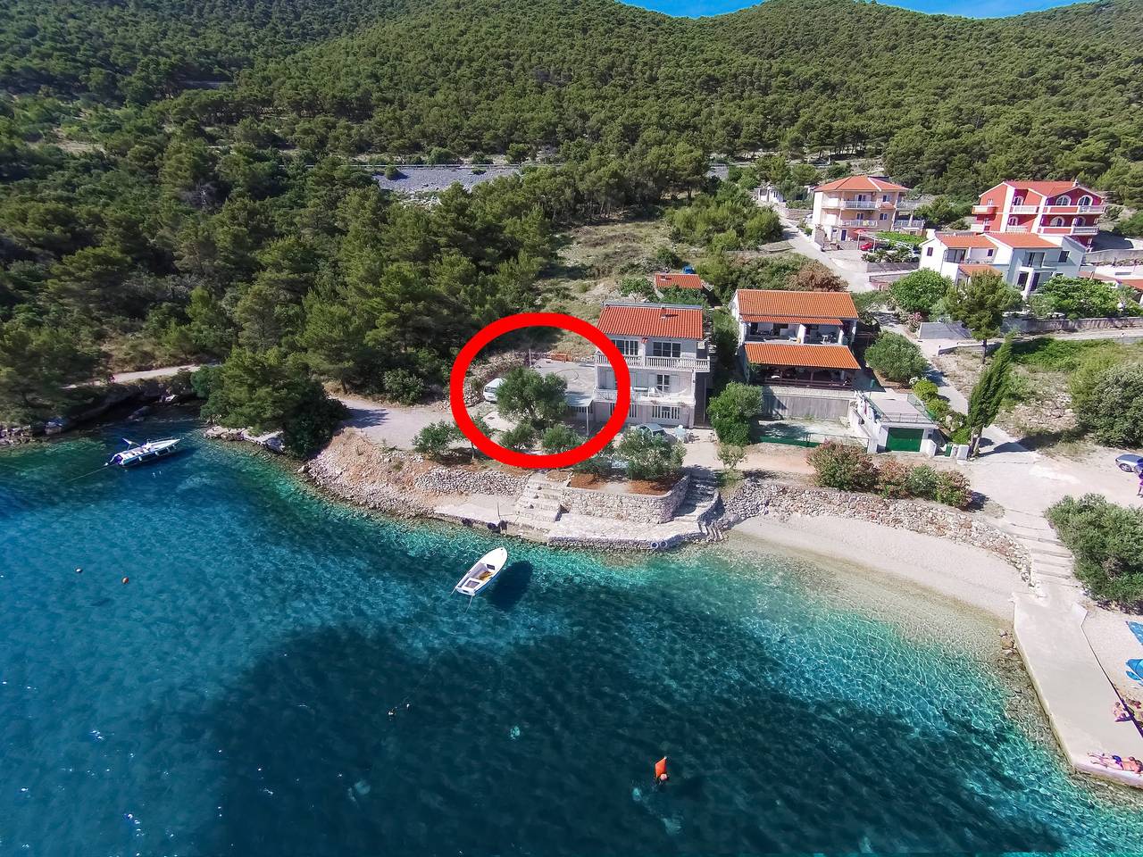 Entire apartment, One bedroom apartment near beach Šparadići, Šibenik A-10015-b in Grebastica, Šibenik-Knin