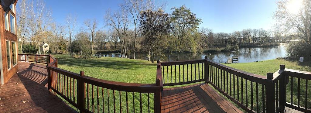 Vacation house for 12 people, with yard in Wisconsin