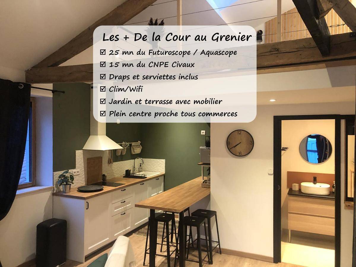 Appartement entier, Gites De la Cour au Grenier in Chauvigny, Vienne (France)