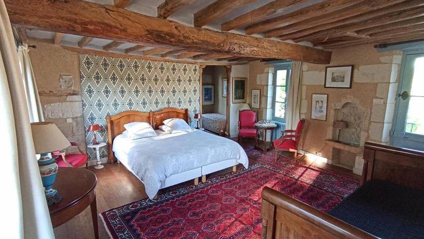 Chambre d’hôte pour 3 personnes, avec vue ainsi que vue sur le lac et jardin dans Veuzain-sur-Loire - 2